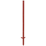 AKO AKO Hoekstaal-paal rood gelakt 3mm, 115cm (10 stuks)