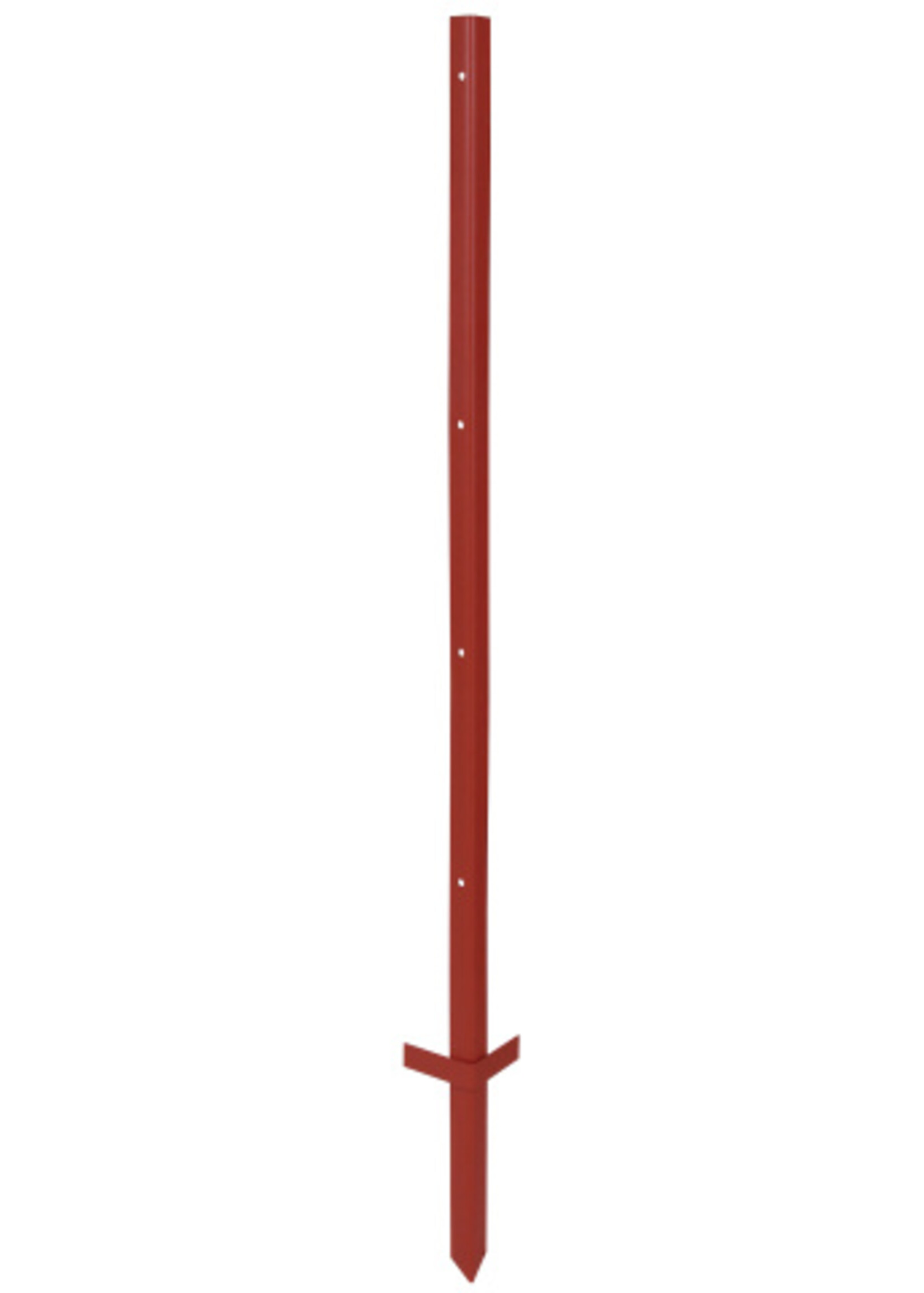 AKO Afrastering AKO Hoekstaal-paal rood gelakt 3mm, 115cm (10 stuks)