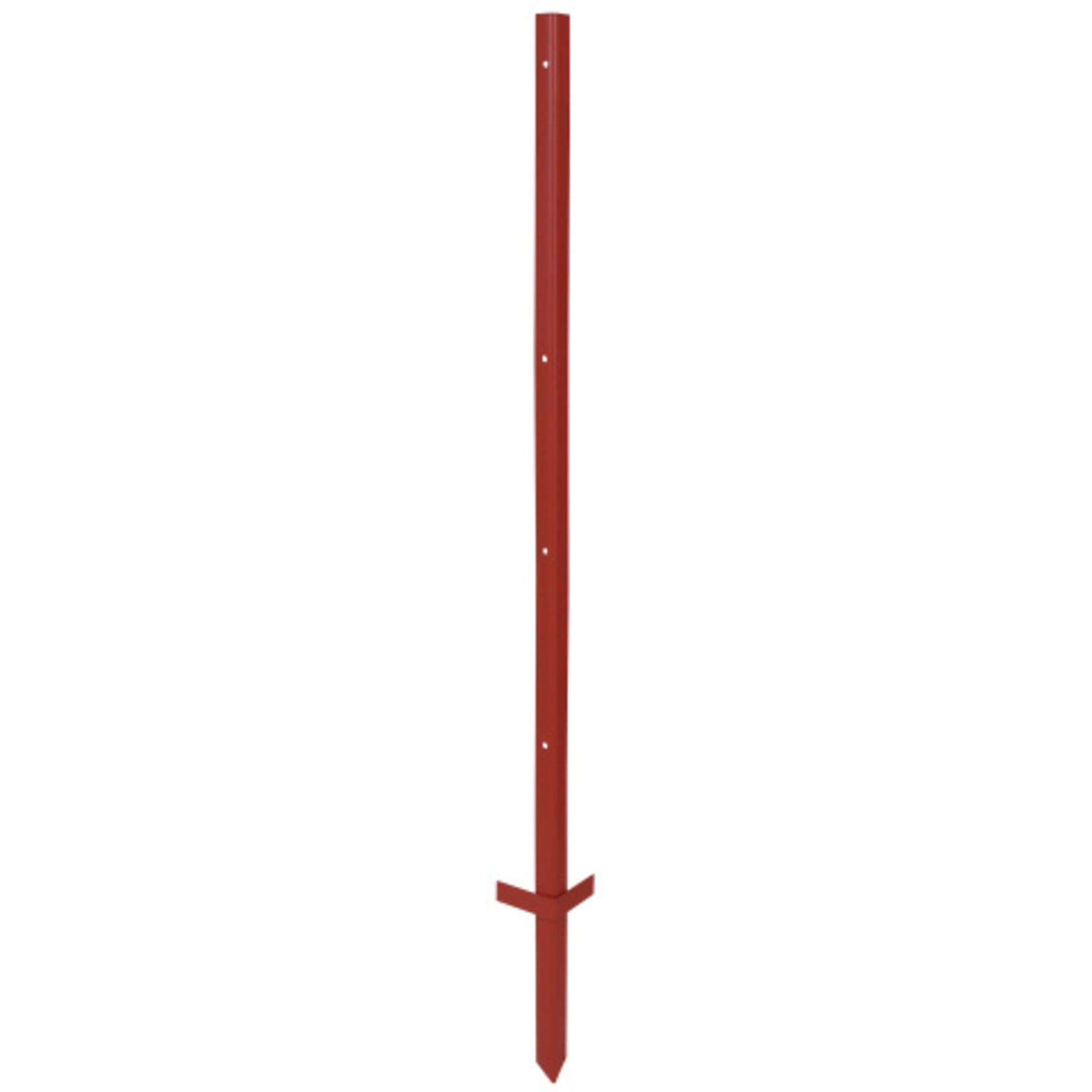 AKO AKO Hoekstaal-paal rood gelakt 3mm, 165cm (10 stuks)