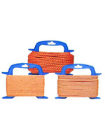 Nylon touw, polyprop. oranje, 25m.
