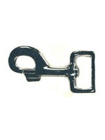 Musketon vernikkeld, met PLATTE wervel, 1"