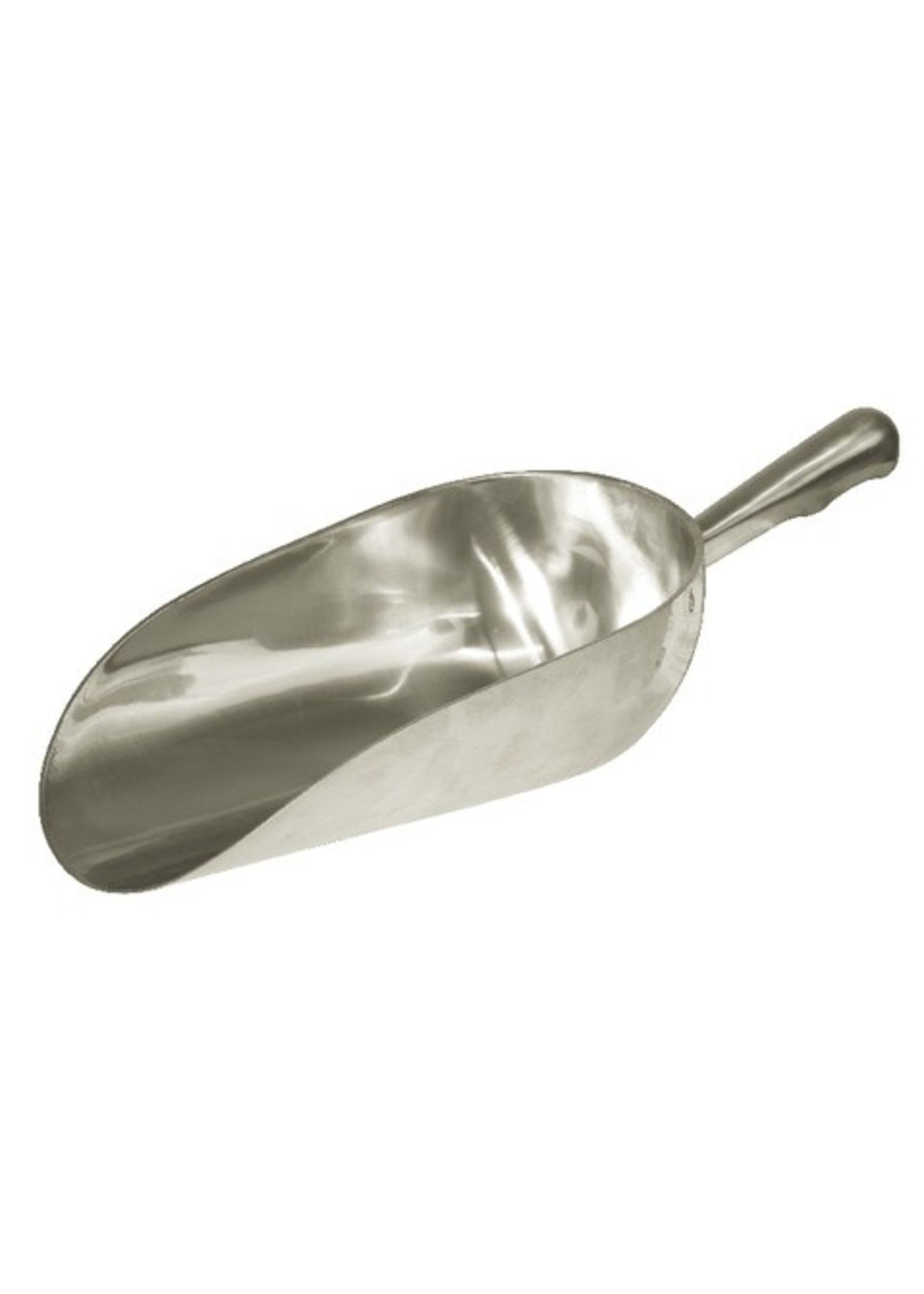 Meelscheppen aluminium rond