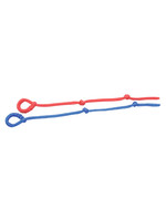 Verlostouwtjes nylon, Rood/Blauw