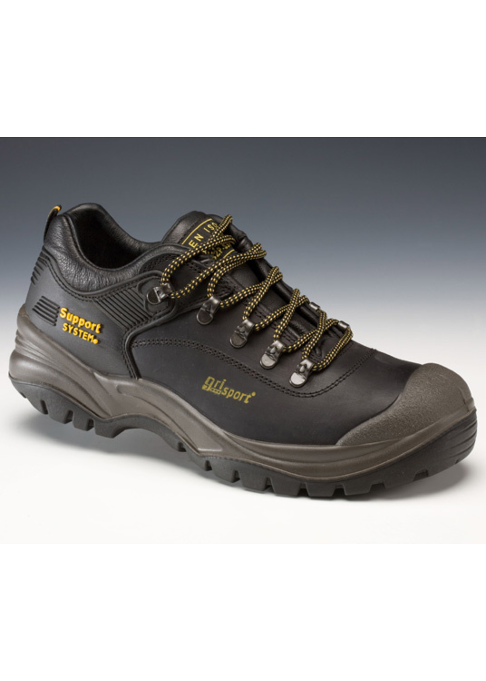 Grisport Werkschoen Grisport LEER laag zwart (S3) mt. 39 t/m 47.