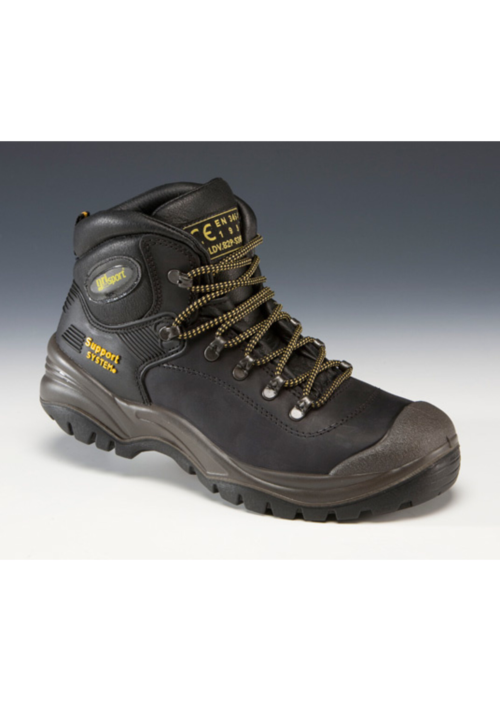 Grisport Werkschoen Grisport LEER hoog zwart (S3), mt. 39 t/m 47.