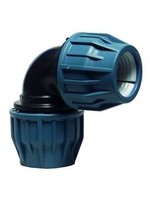 Knie PE 90° mt.16mm t/m 32mm.