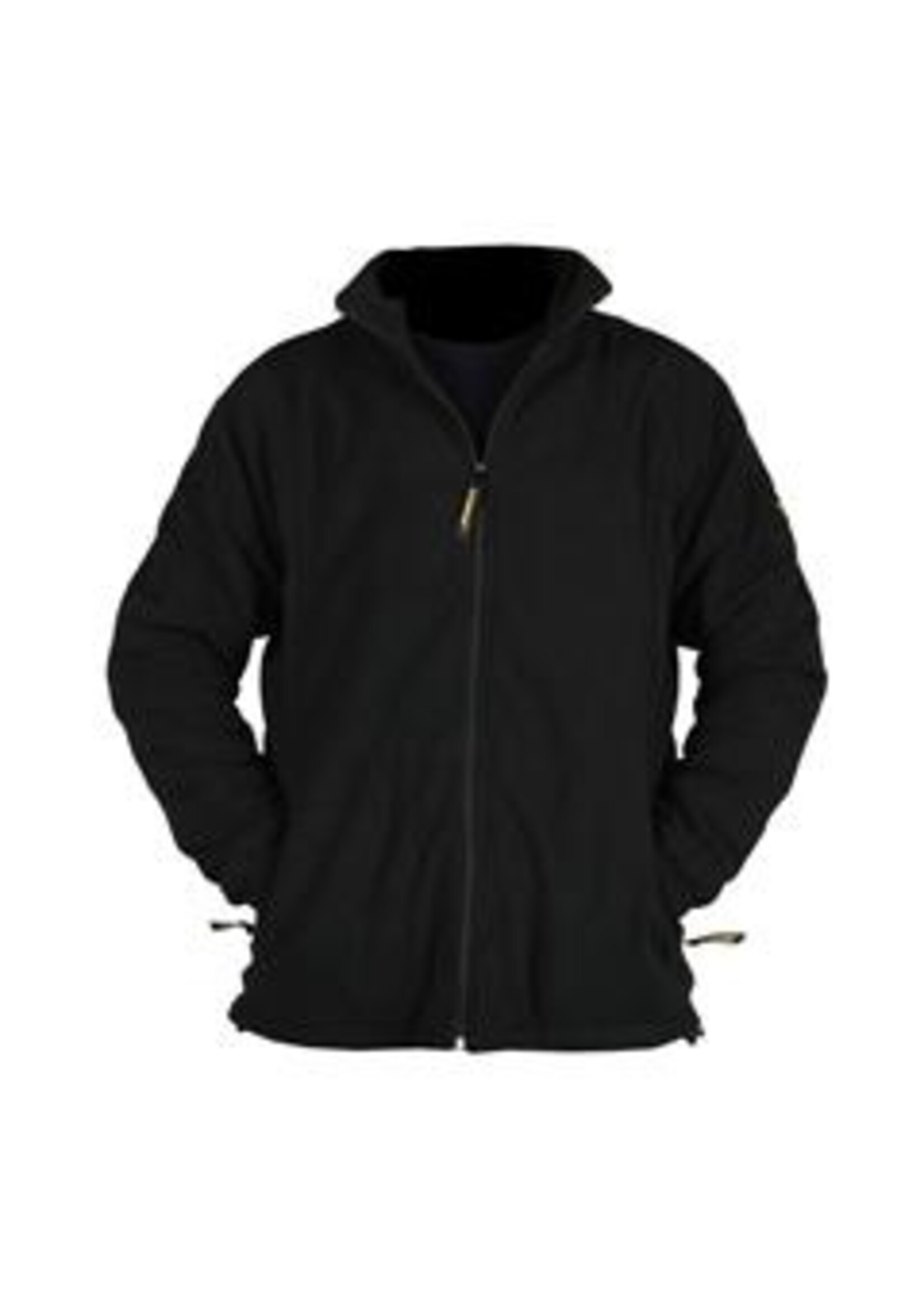 Fleecejas gevoerd Ramon, zwart