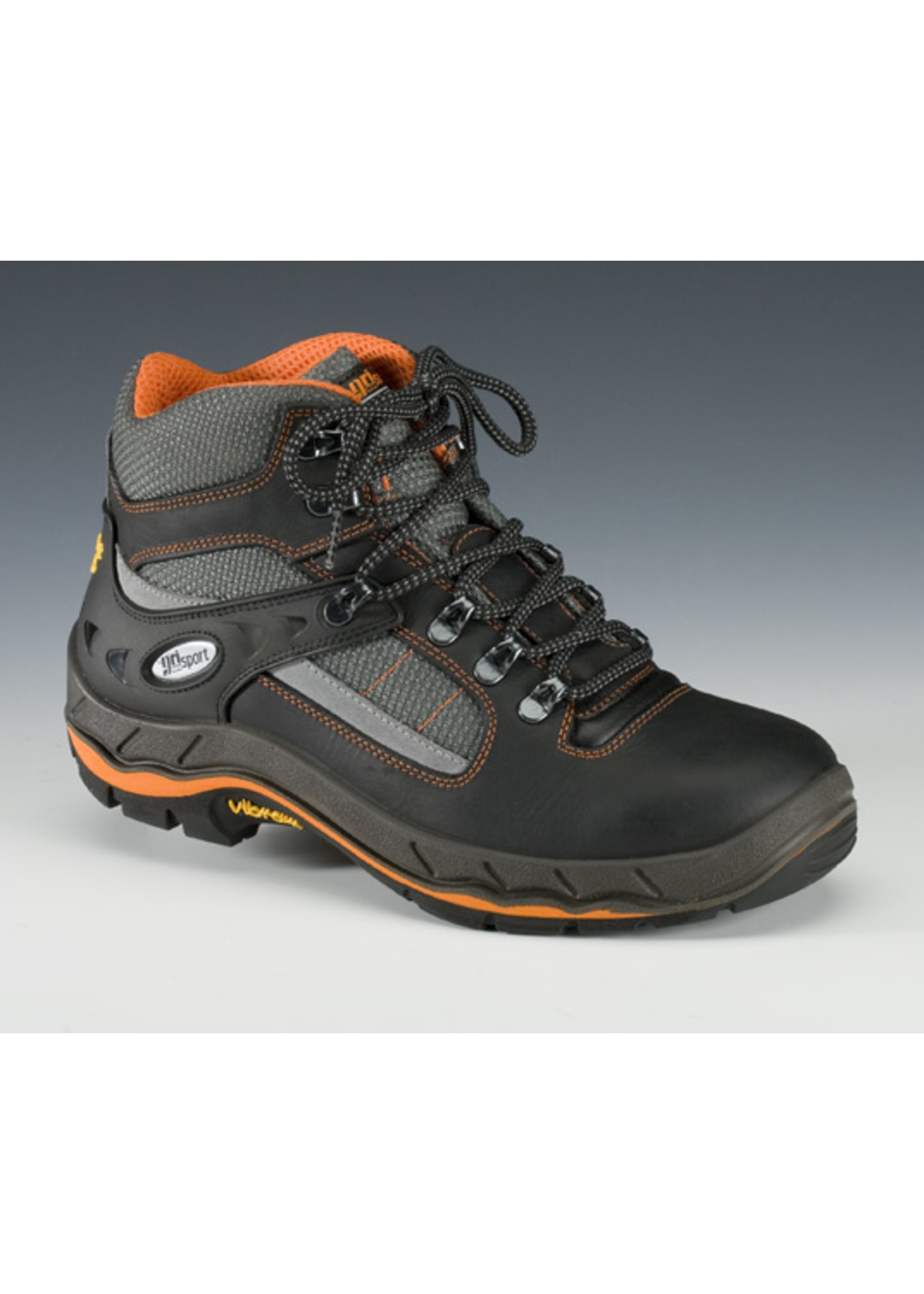 Grisport Werkschoen Grisport hoog zwart/ oranje (S3)