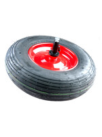 Wiel 4.80/4.00x8, 2ply band, stalen velg, as 19cm