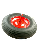 Wiel 4.80/4.00x8, 2ply band, stalen velg, as 24cm