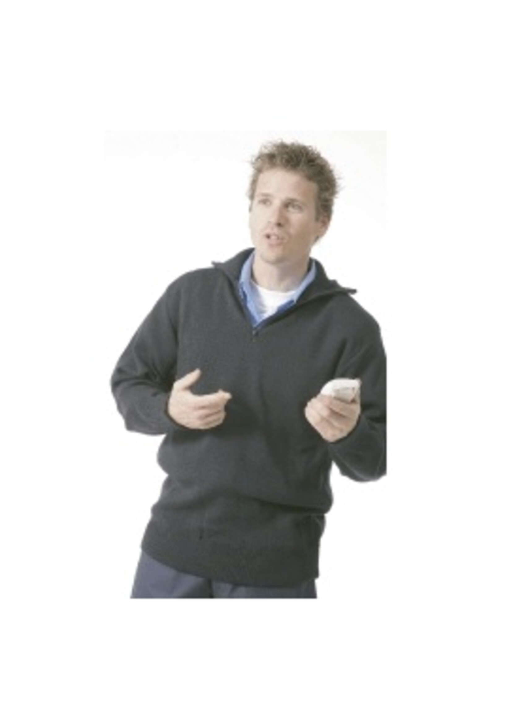 Storvik Schipperstrui 50% wol/ 50% acryl kleur: Blauw