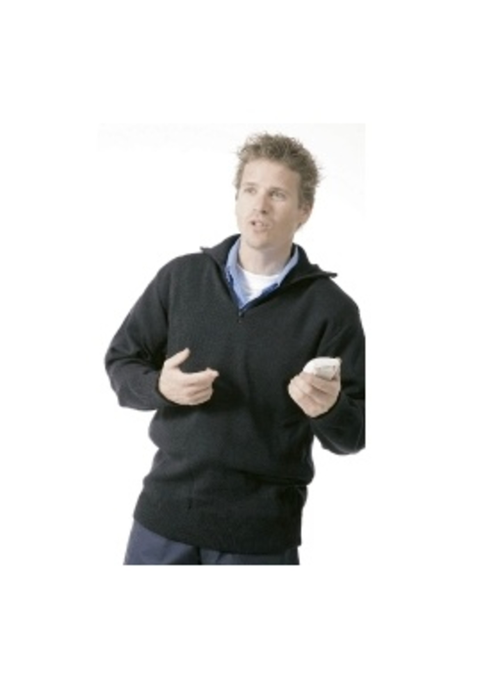 Storvik Schipperstrui 50% wol/ 50% acryl kleur: zwart