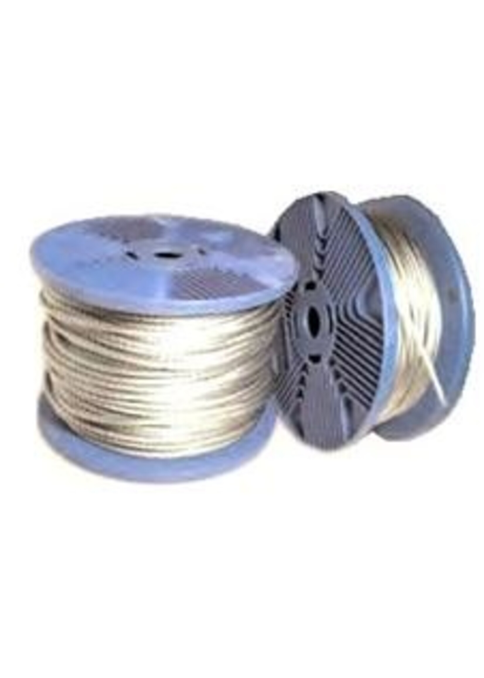 Staalkabel op rol á 100m. Mt. 3 t/m 10mm.