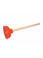 Gootsteenontstopper ø14cm, steel 52cm.