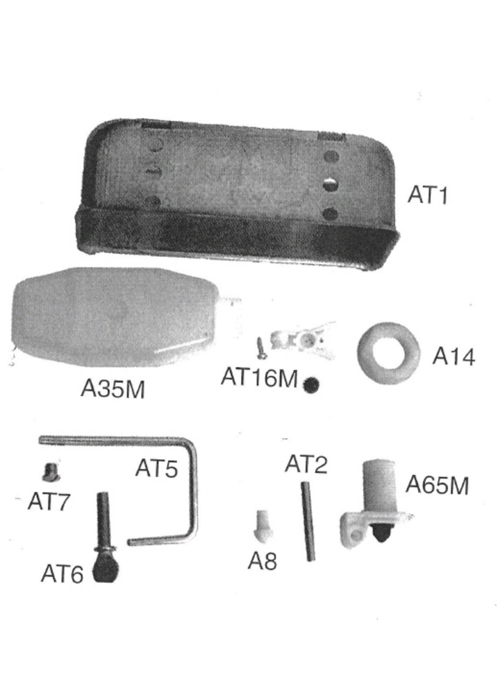 Beugel voor autotanker