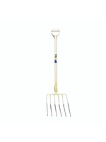 Bietenvork 6tds, dul, met steel 95cm