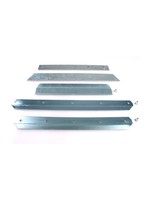 Slijtstrip voor graanschop aluminium (+klinknagels)