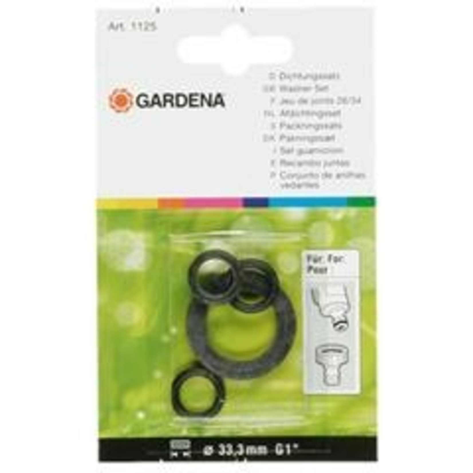 Gardena Setje rubberringen 1" Gardena