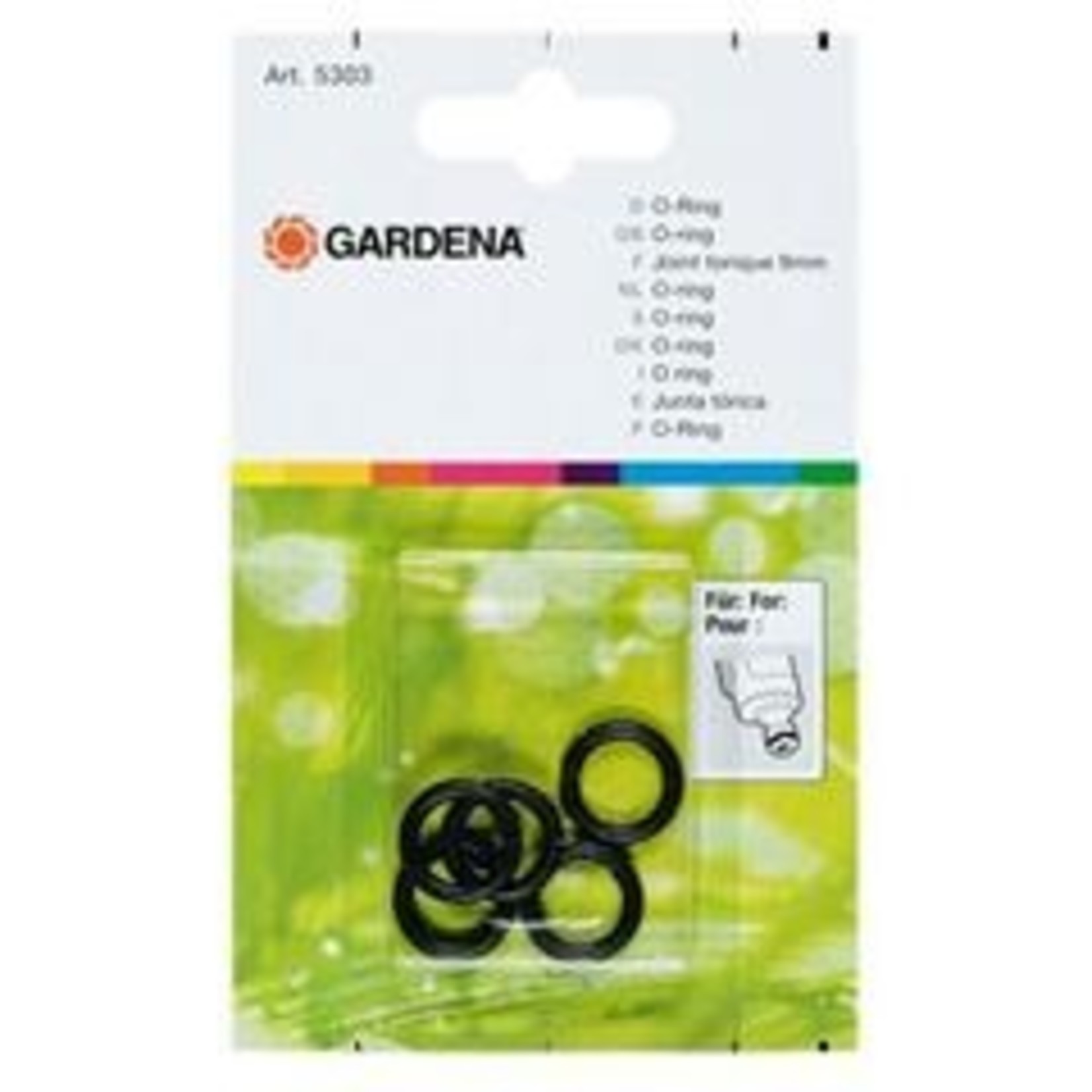 O-ringen 9mm, 5st. Gardena