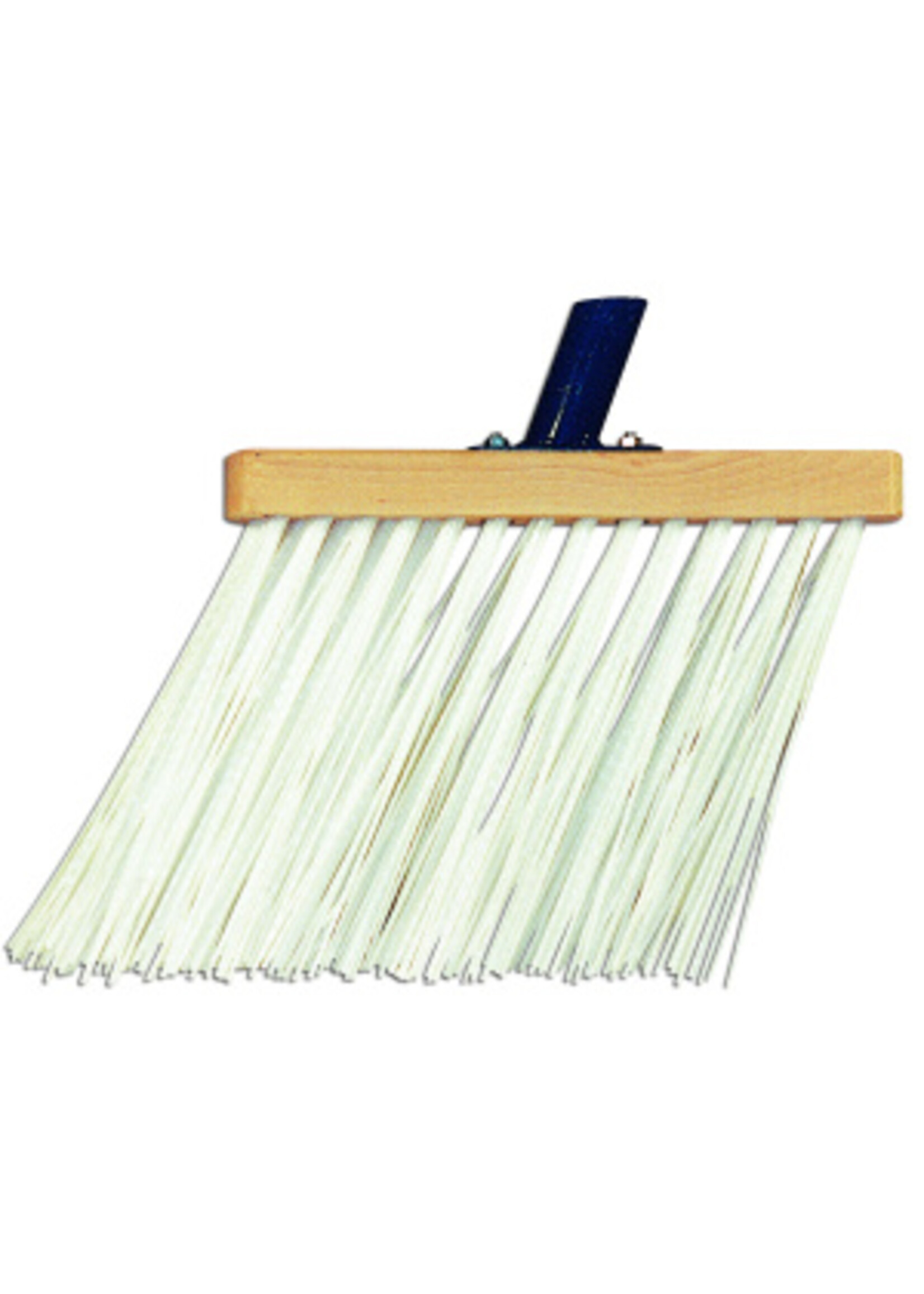 Goot-/schuine bezem nylon wit mt 28 t/m 40cm.