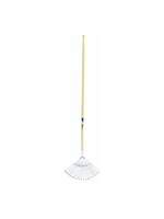 Gazonhark 22tds platte tand, met steel 150cm