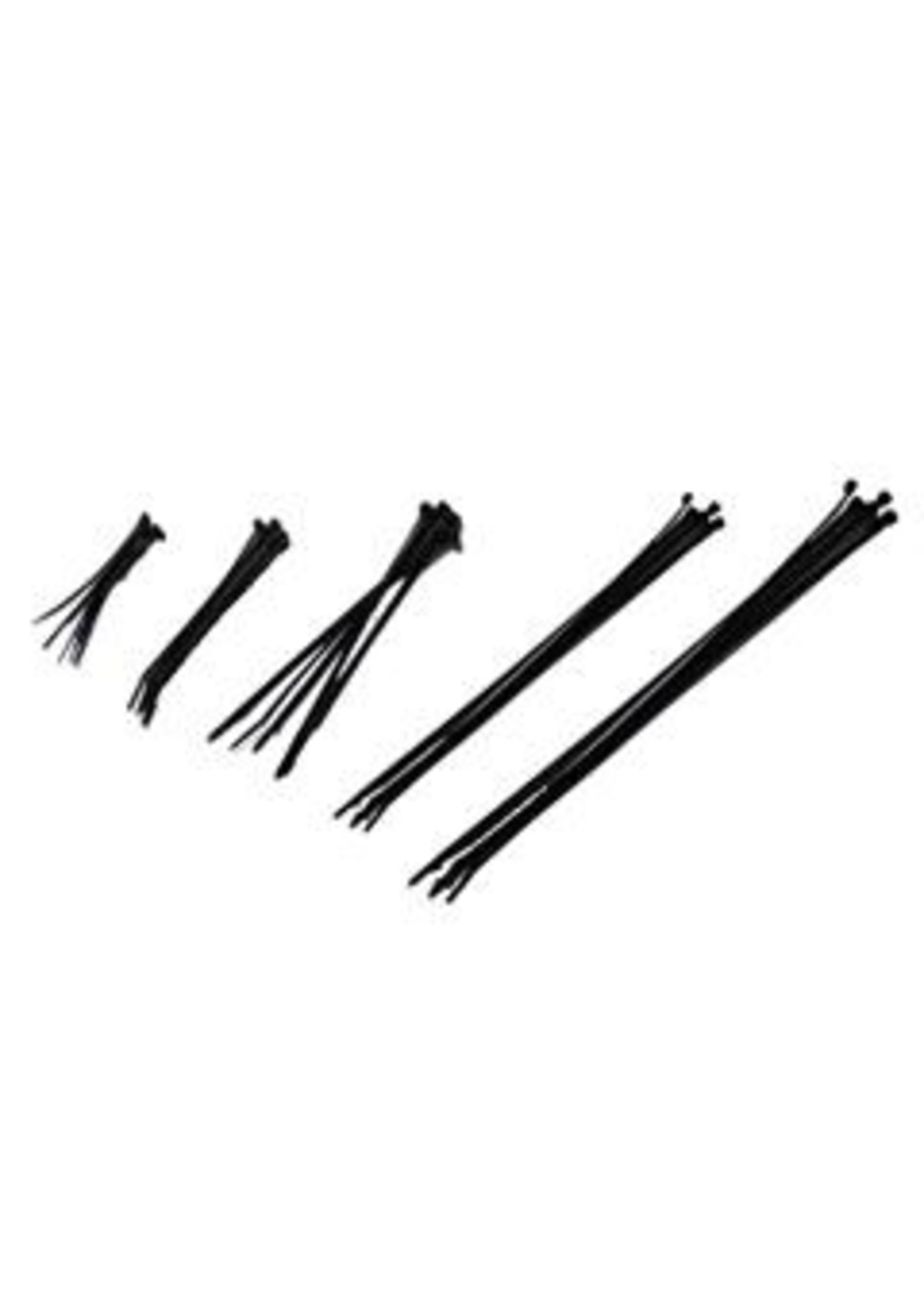 Kabelbandje ZWART, mt. 2.5x100 t/m 9.0x710.