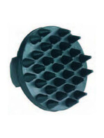 Kerbl Gummi noppenborstel zwart