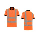 MM Polo-Shirt High Visibility RWS FluoOranje maat L