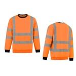 MM Sweater High Visibility RWS FluoOranje maat L