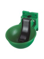 Drinkbakje kunststof groen, 1/2" met tong