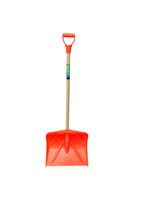 Sneeuwschop Oranje kunststof 45cm + D-steel