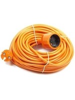 MM Verlengsnoer / tuinsnoer oranje -10meter