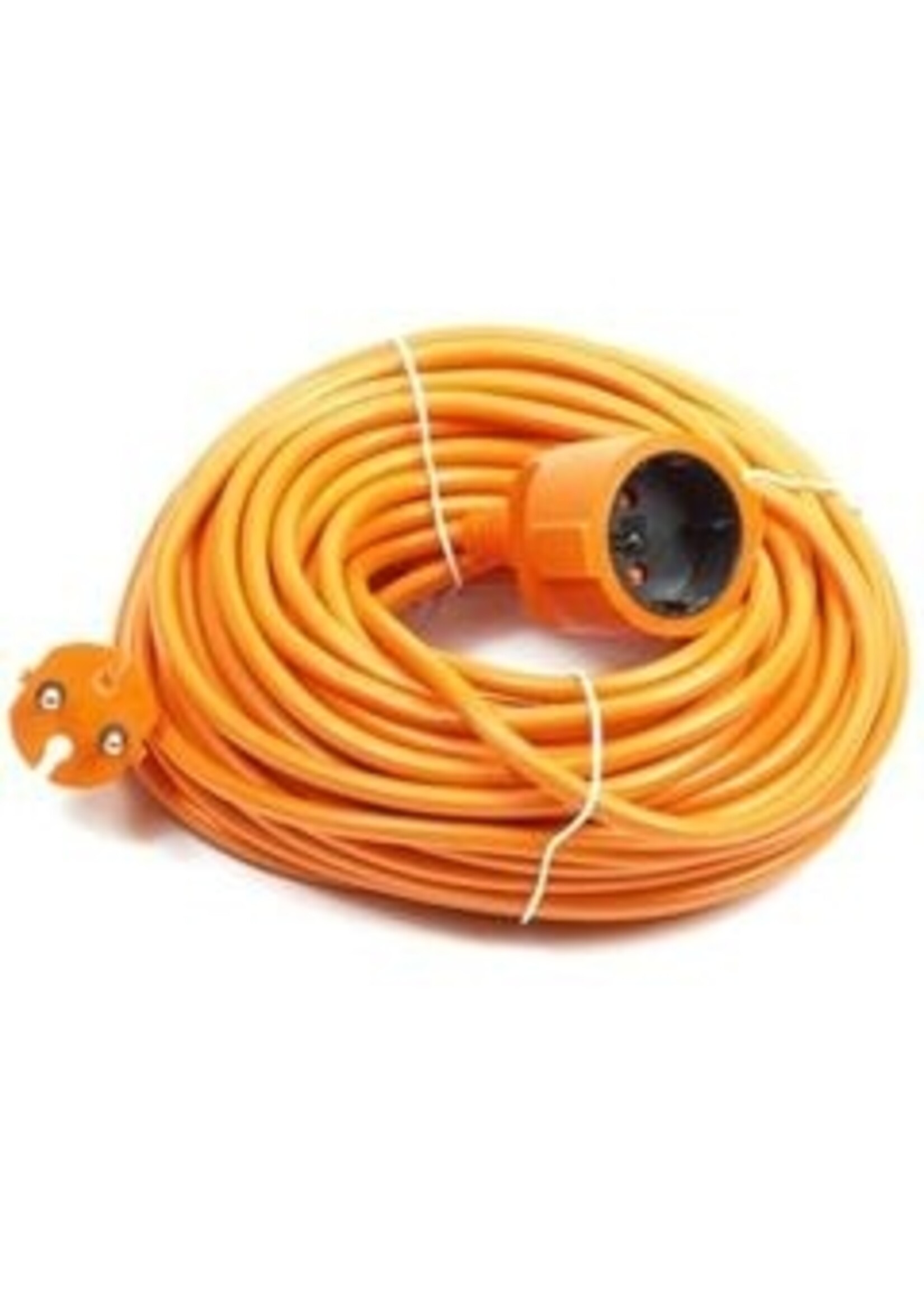 MM Verlengsnoer / tuinsnoer oranje -20meter