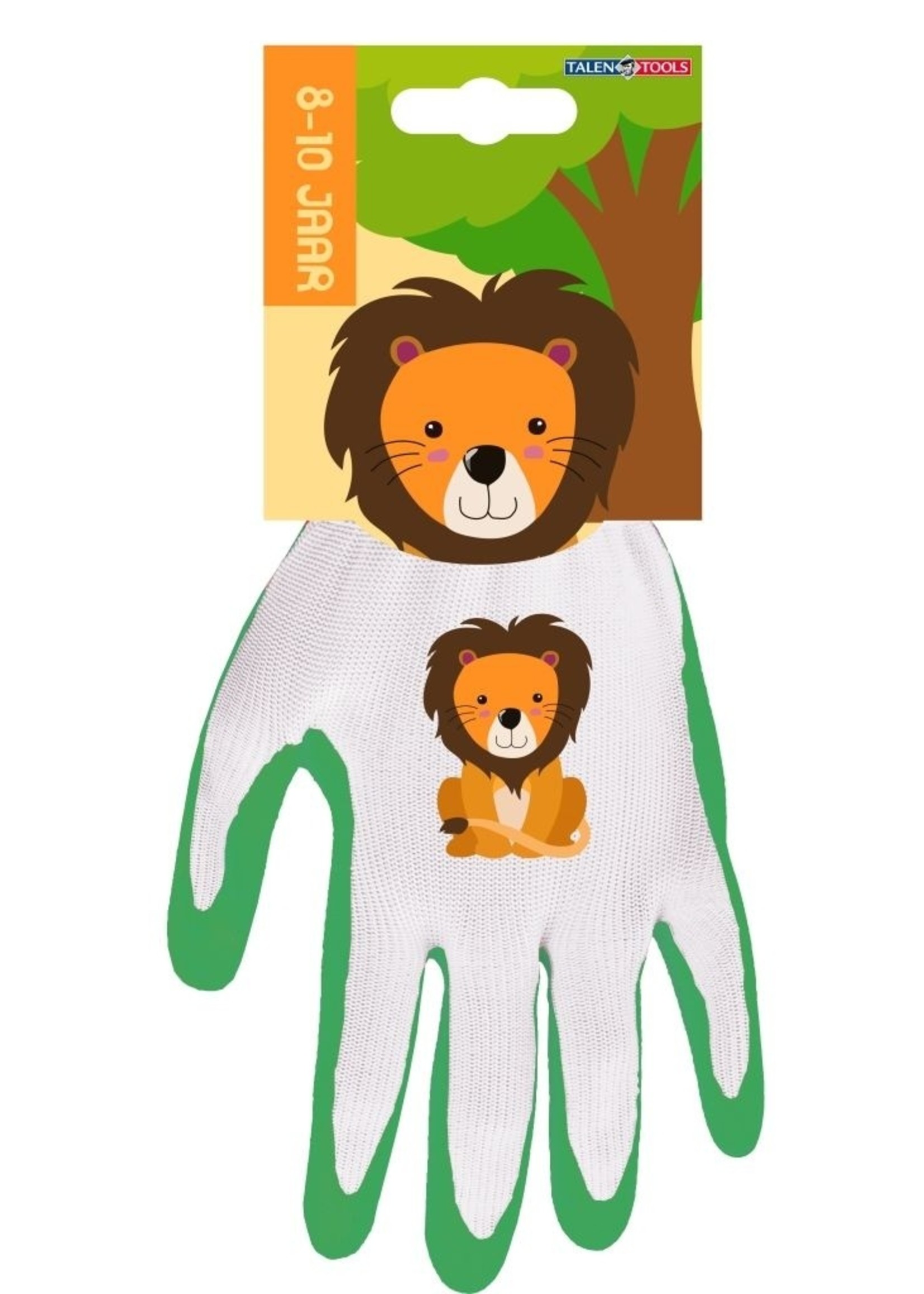 Kinderhandschoen 8-10 jaar leeuw