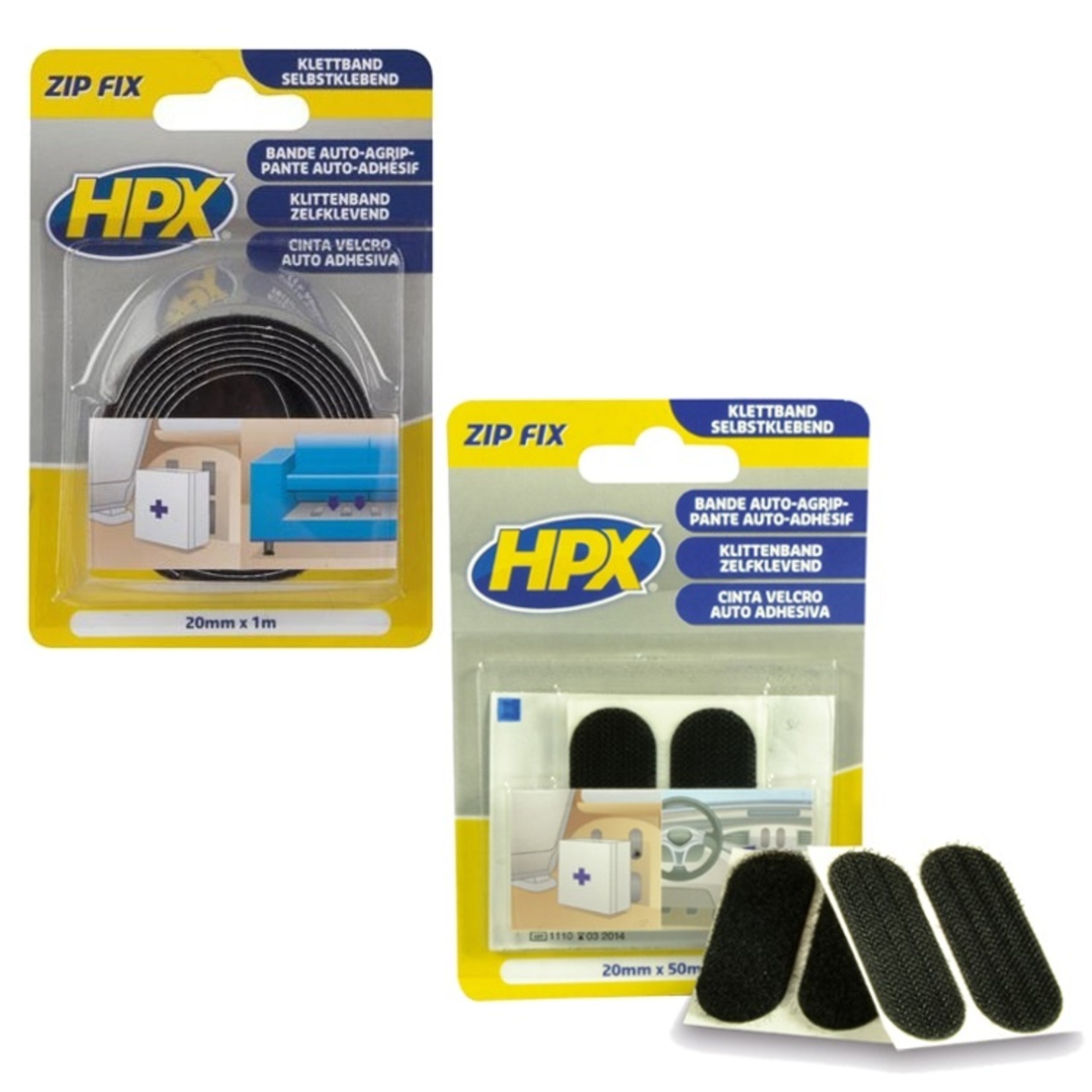 HPX Zip Fix klittenband