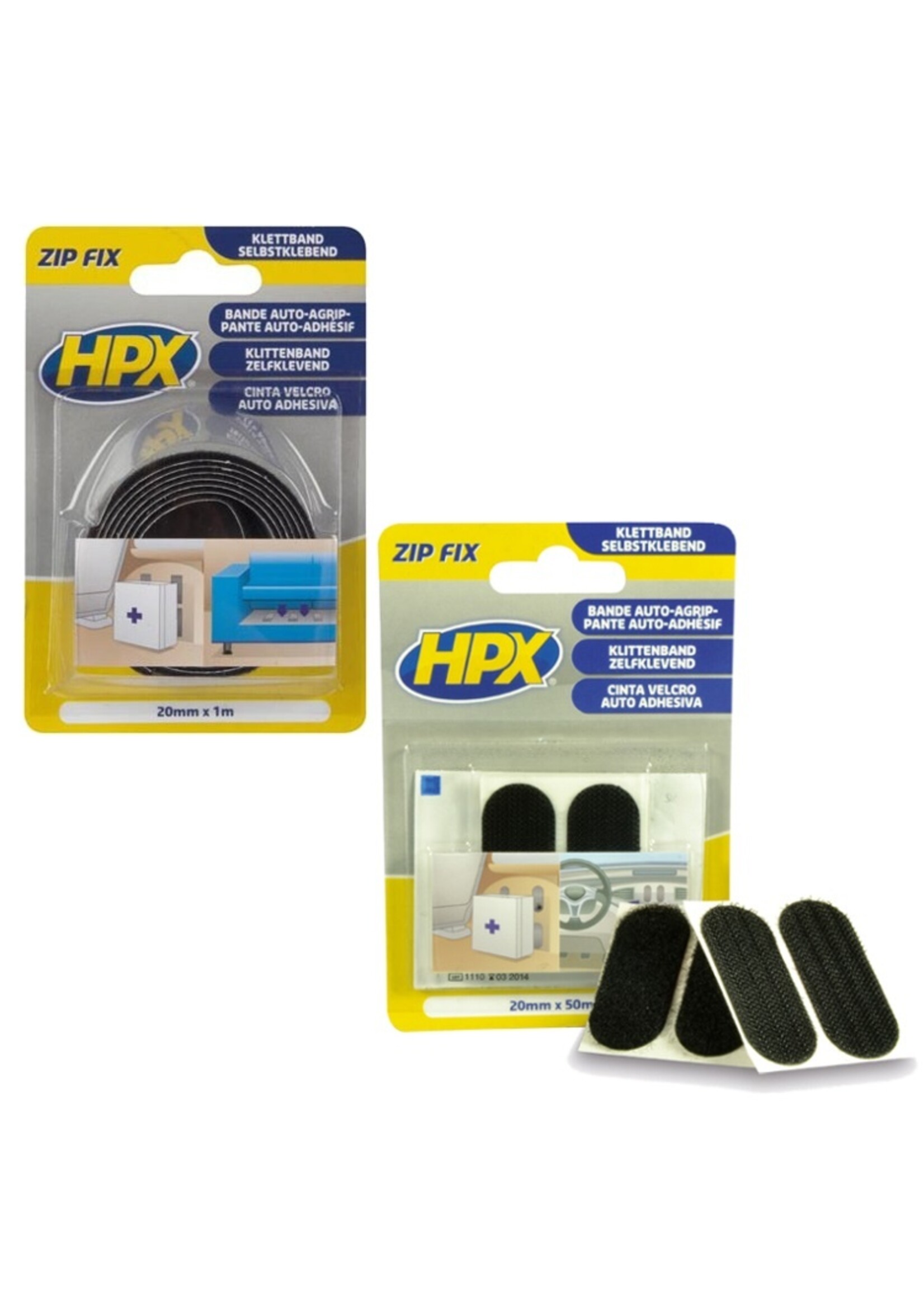 HPX Zip Fix klittenband