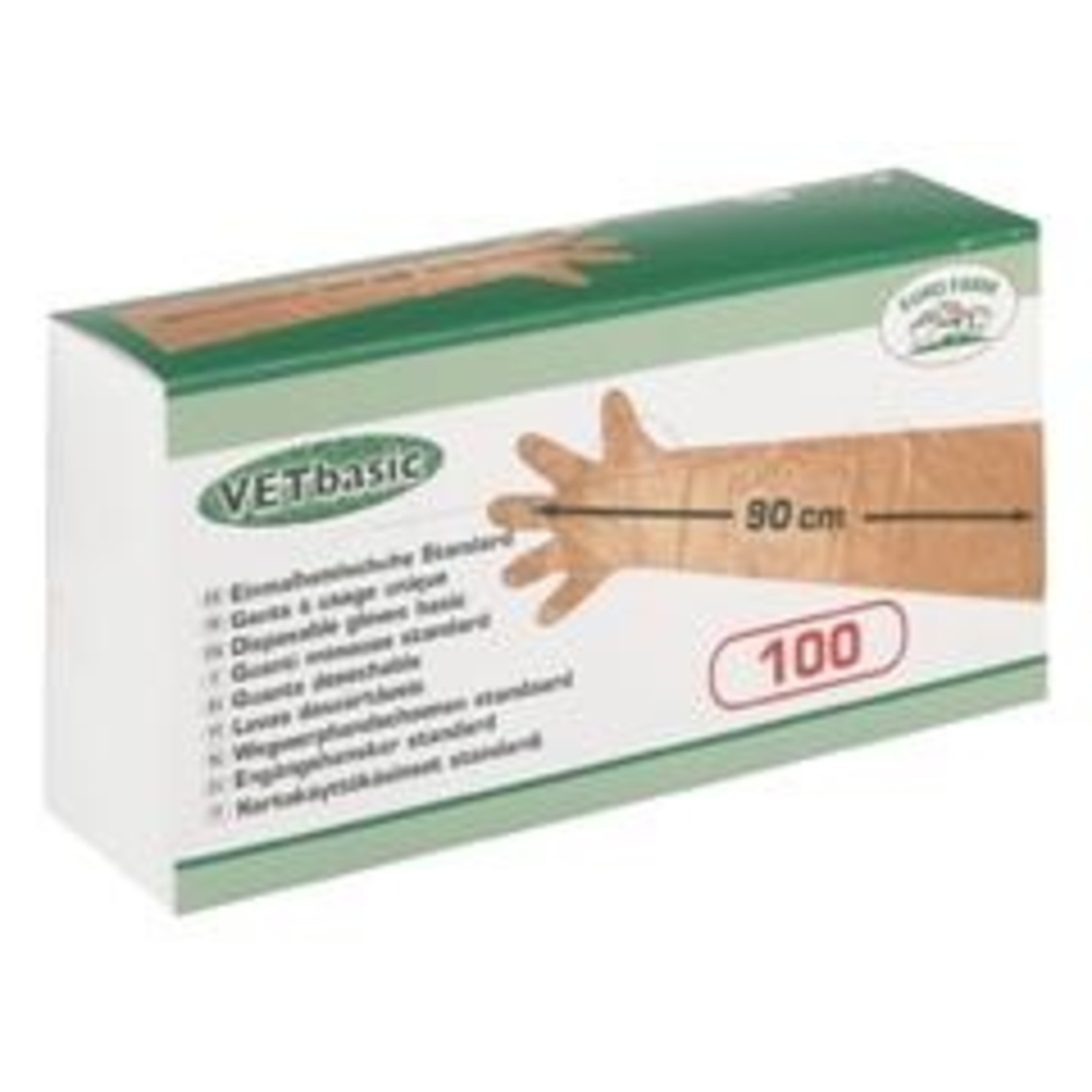 Eurofarm Onderzoekshandschoen VETbasic lang (90cm), à 100st.