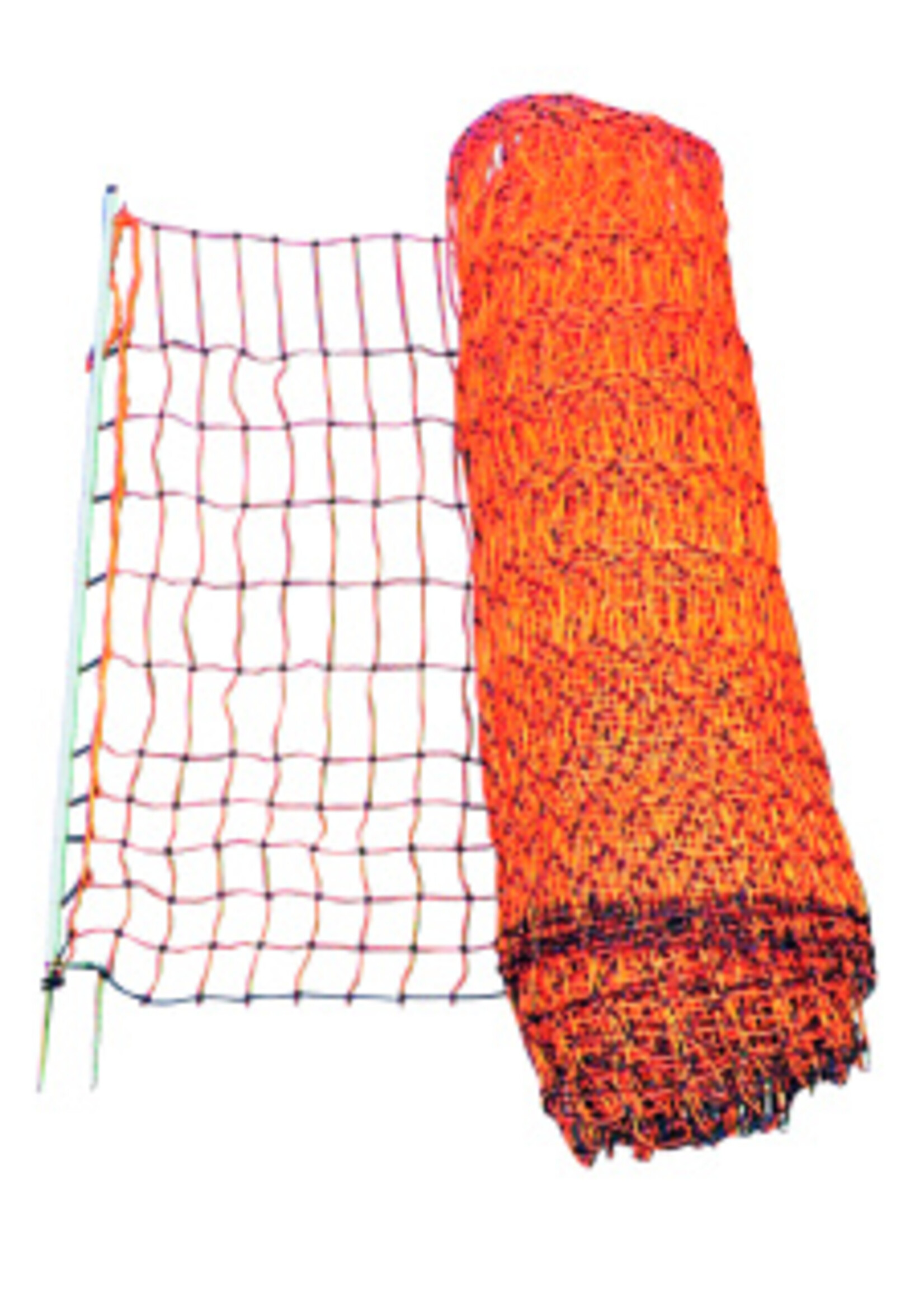 AKO Afrastering AKO Kippennet 112cm-50m. dubbele pen -ORANJE-