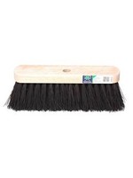 Eurotool Bezem FSC 29cm, bassine zwart  MM met steel 140cm