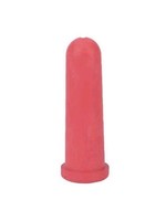 Kalverspeen ROND GAT rood 10cm