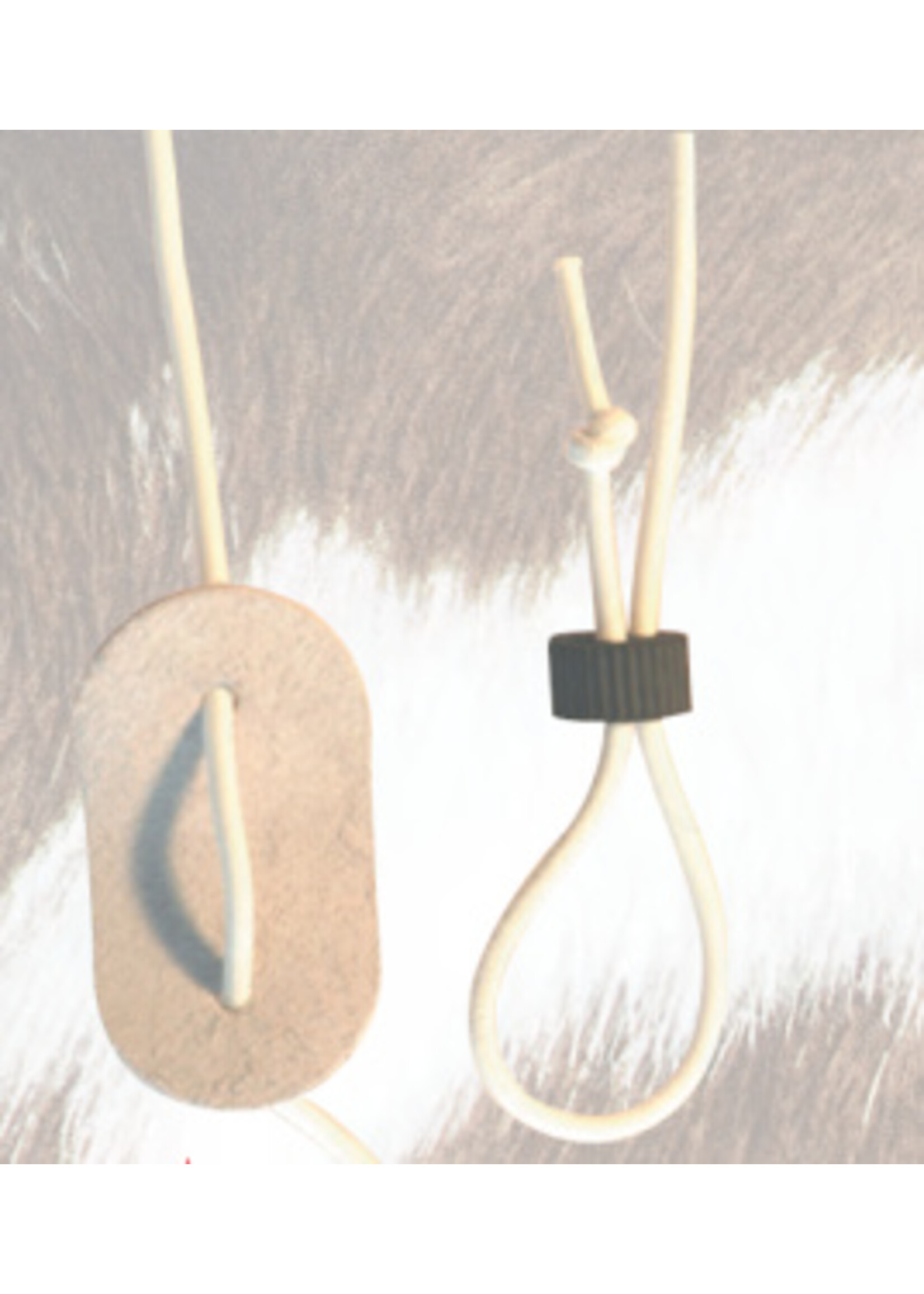 Staartbinders NYLON elastisch à 10st.