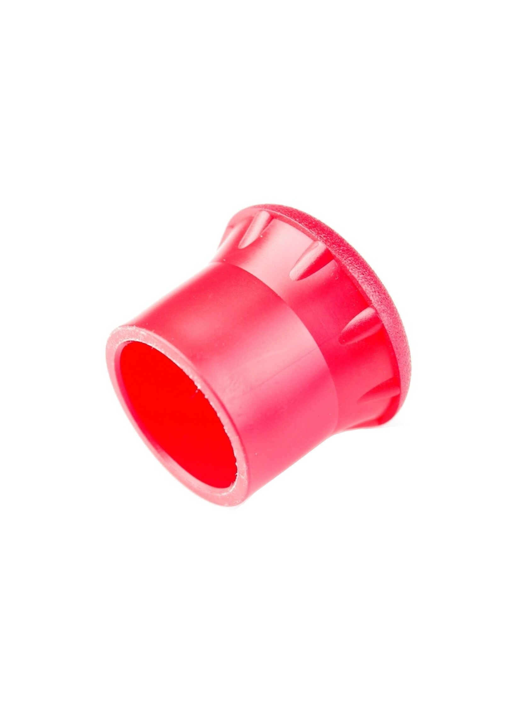 Spanbeugeldop ROOD (rvs)