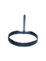 Baggerbeugel gesmeed blauw +ring
