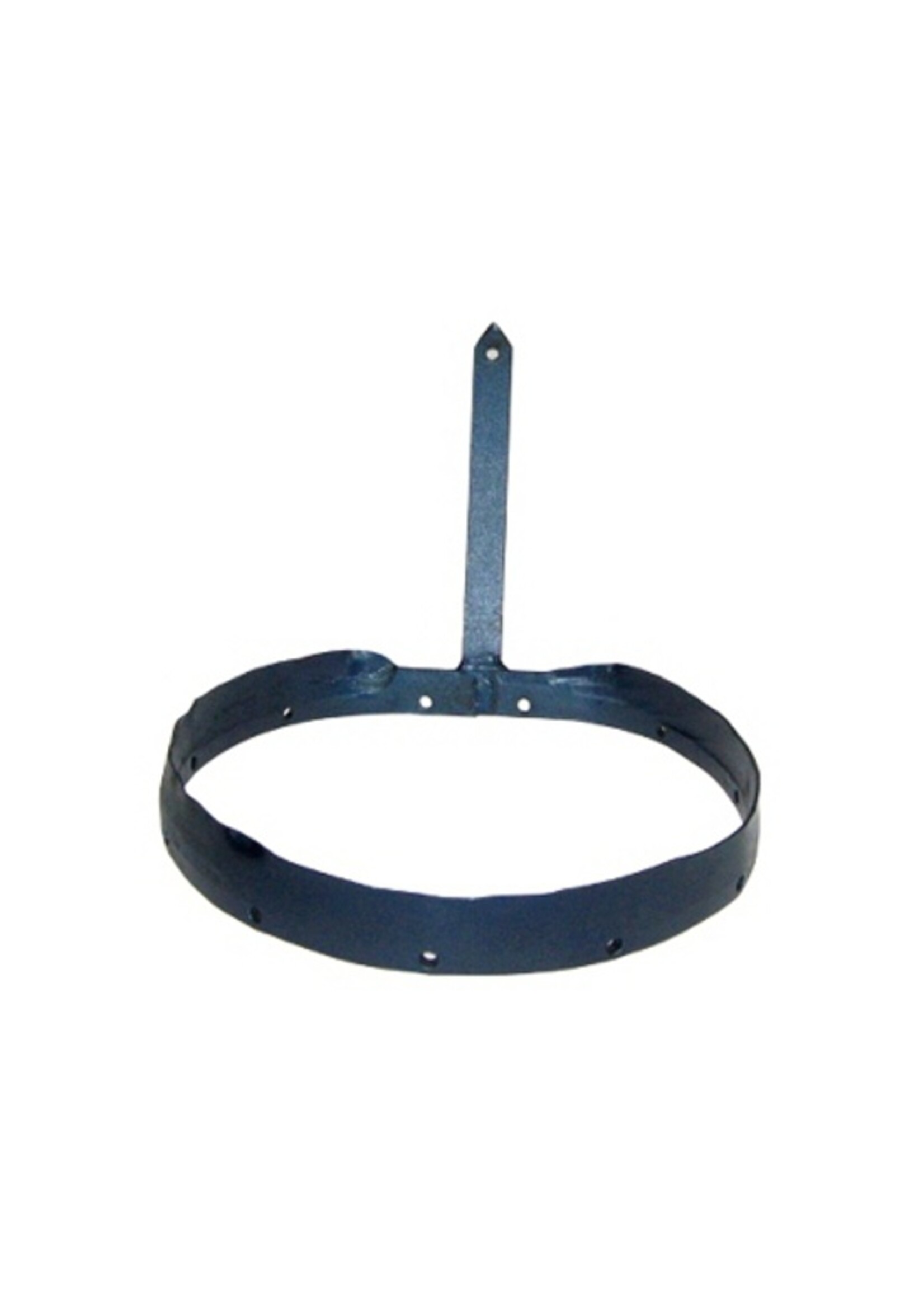 Baggerbeugel gesmeed blauw +ring