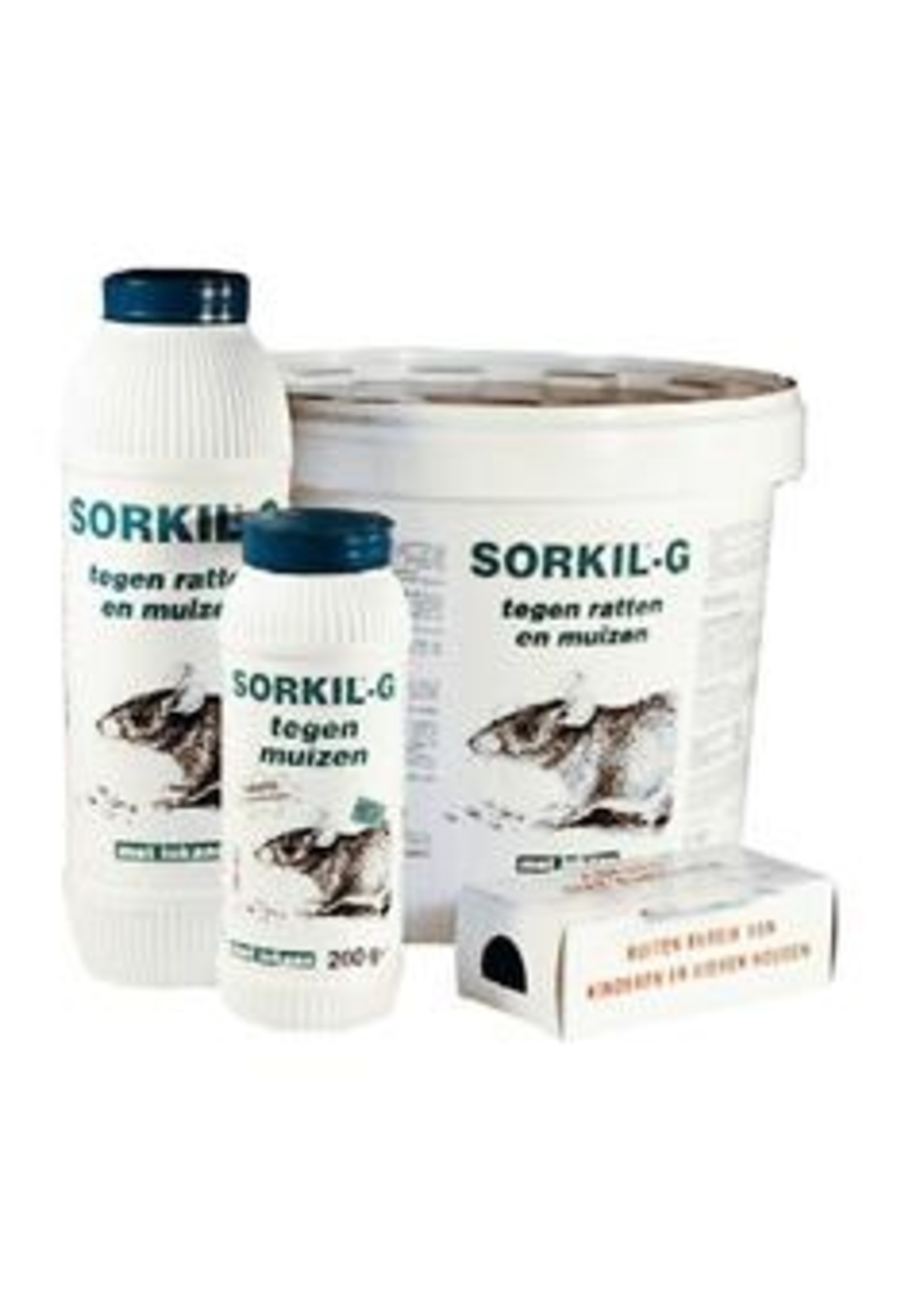 Sorkil Voerdoos karton muis á 10 stuks