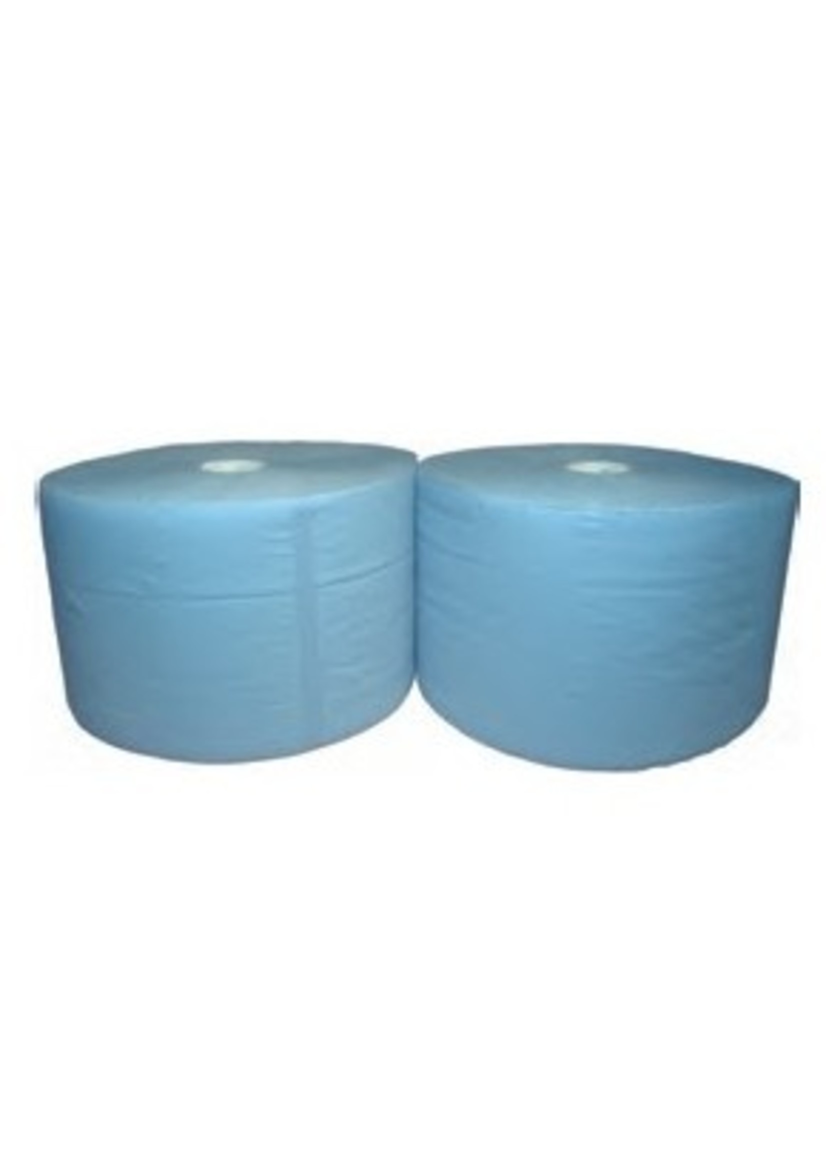 Uierpapier 3-laags verlijmd, blauw, 1000 vel, à 2rol