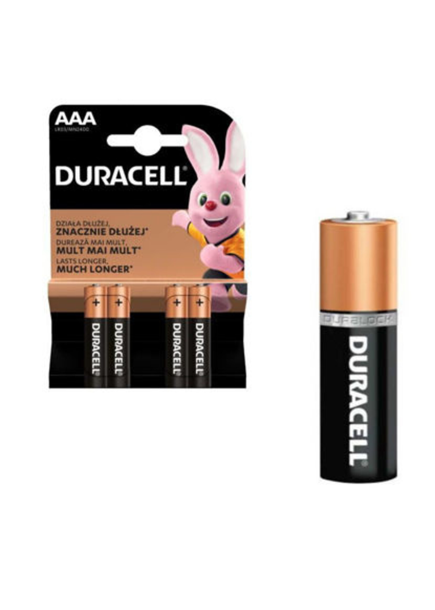 Duracel Batterij DURACELL LR03 (AAA)1.5V x4st.