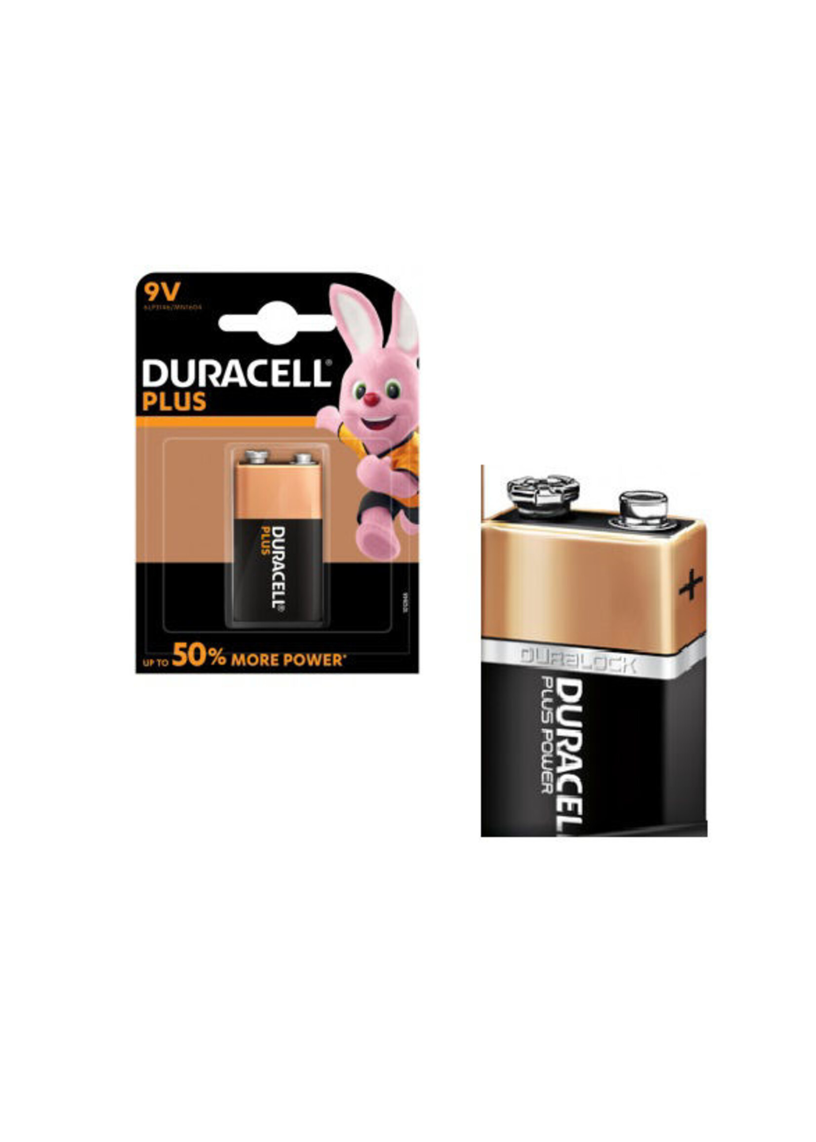 Duracel Batterij DURACELL Alkaline 6LR61 9V x1st.