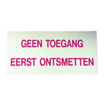 Veiligheid & Ontsmetting