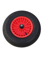 Fort Wiel 4.80/4.00x8,kunststof velg ROOD, as 13cm (2Ply)